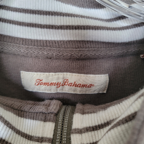 Tommy Bahama Men's Zip-Up Sweater - Brown - Picture 3 of 9